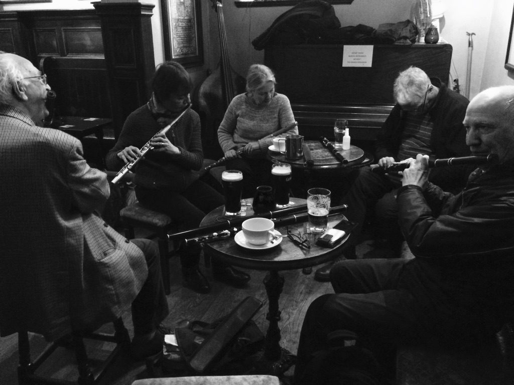 Flute session in Sandy Bell's, Edinburgh